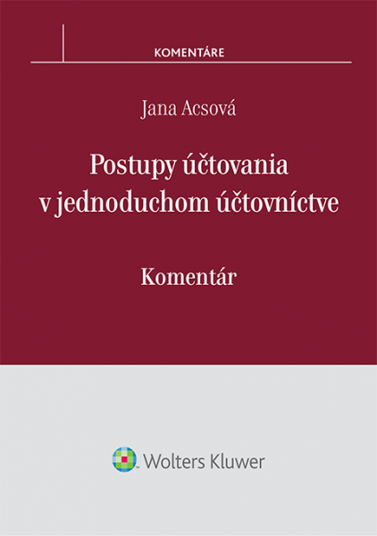 Postupy účtovania v jednoduchom účtovníctve - Komentár