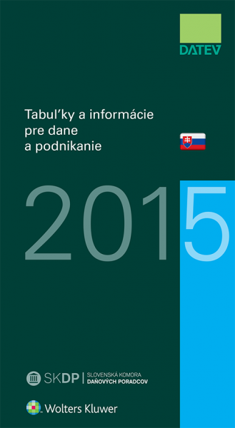 Tabuľky a informácie pre dane a podnikanie 2015