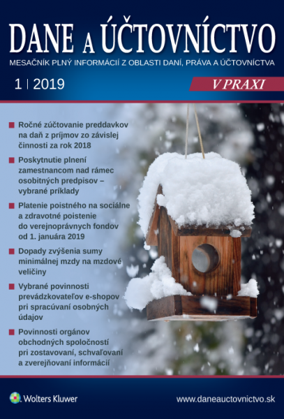 Dane a účtovníctvo v praxi