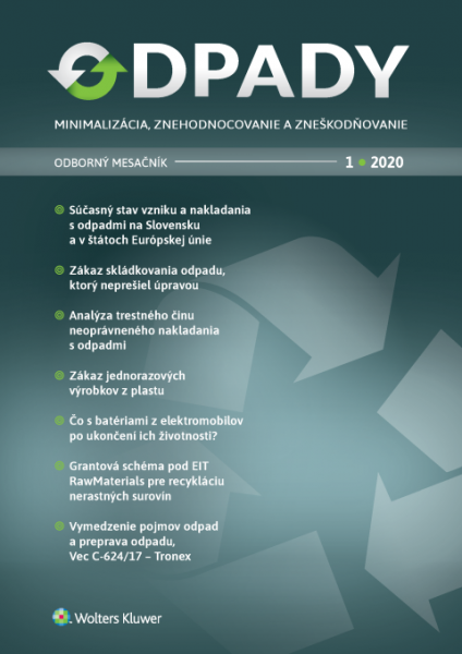 Odpady - minimalizácia, zhodnocovanie a zneškodňovanie