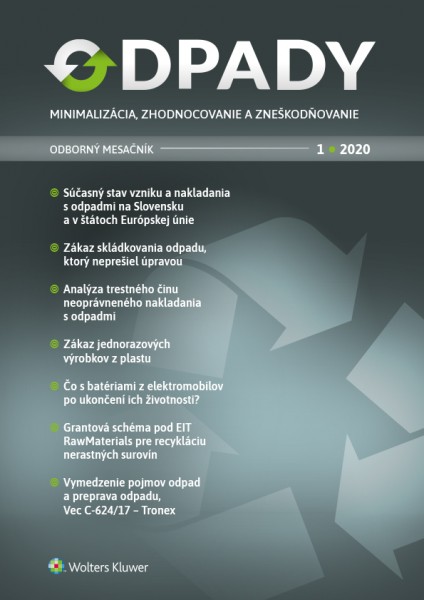 Odpady - minimalizácia, zhodnocovanie a zneškodňovanie