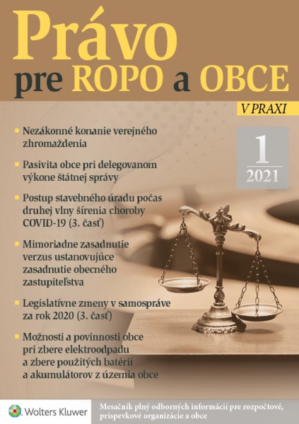 Právo pre ROPO a obce v praxi