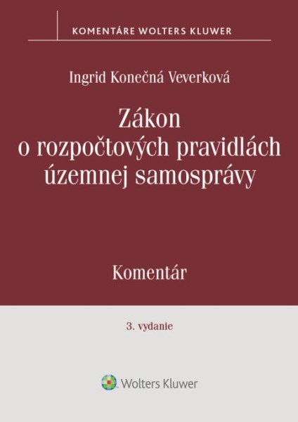Zákon o rozpočtových pravidlách územnej samosprávy – komentár, 3. vydanie