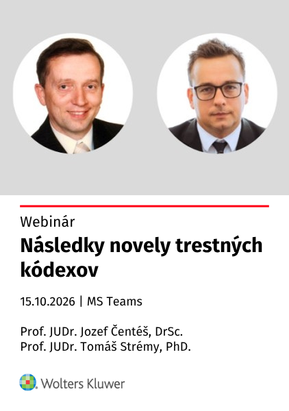 Následky novely trestných kódexov