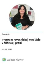 Program rovesníckej mediácie v školskej praxi
