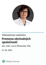 Videozáznam webinára | Premena obchodných spoločností