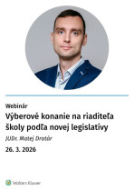 Videozáznam webinára | Výberové konanie na riaditeľa školy podľa novej legislatívy