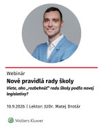 Nové pravidlá rady školy
