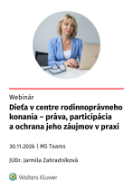 Dieťa v centre rodinnoprávneho konania – práva, participácia a ochrana jeho záujmov v praxi